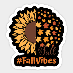 Fall baby Sticker